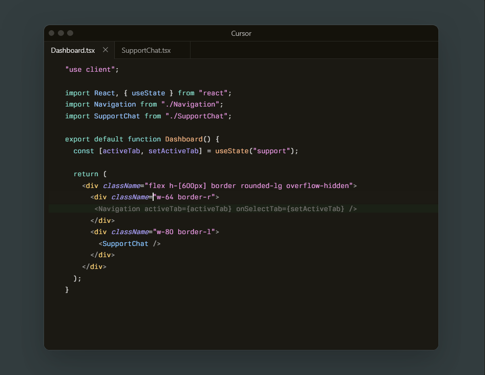 Cursor Agent in action